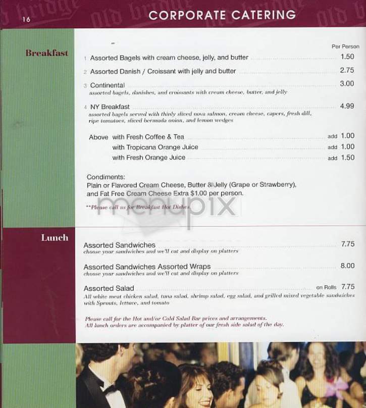 Old Bridge Gourmet Deli - New York, NY menu_pic
