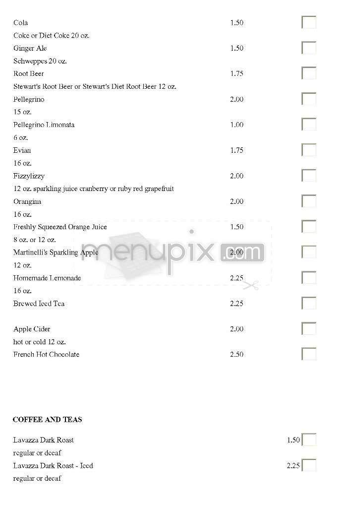 Olive's - New York, NY menu_pic