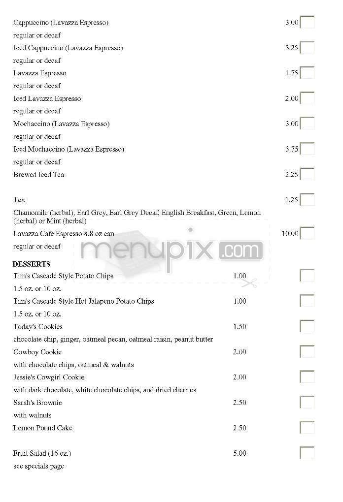 Olive's - New York, NY menu_pic