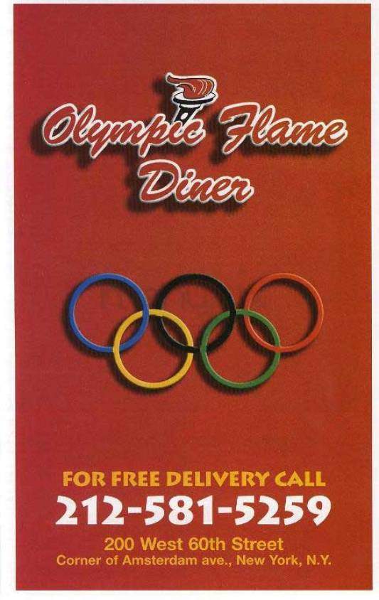 Olympic Flame Diner - New York, NY menu_pic