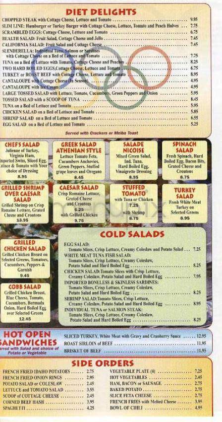 Olympic Flame Diner - New York, NY menu_pic