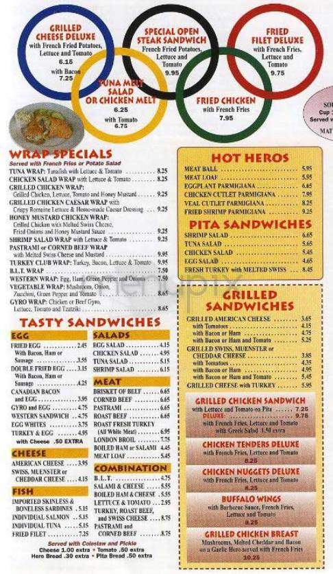 Olympic Flame Diner - New York, NY menu_pic