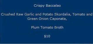 Kefi Restaurant - New York, NY menu_pic