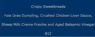 Kefi Restaurant - New York, NY menu_pic