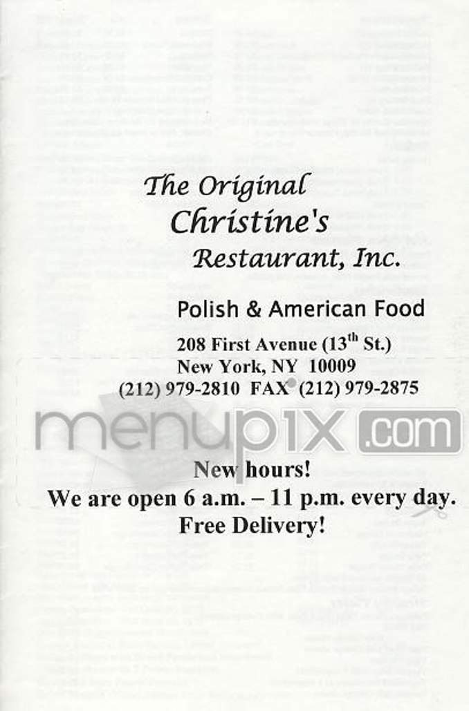 /302327/The-Original-Christines-ReSt-New-York-NY - New York, NY