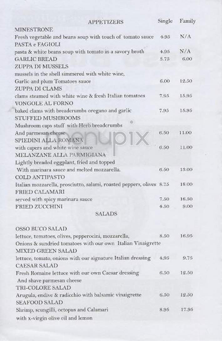 Osso Buco - New York, NY menu_pic