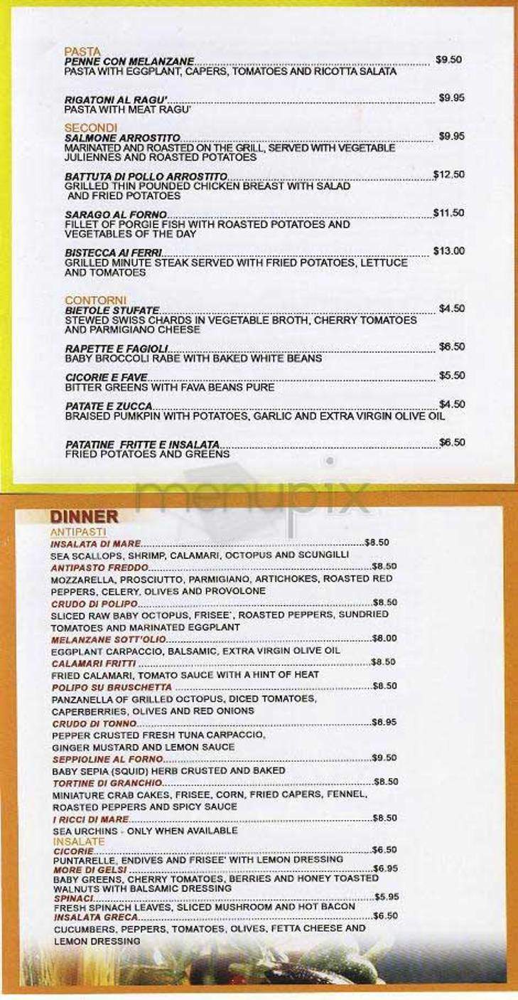 Osteria Gelsi - New York, NY menu_pic