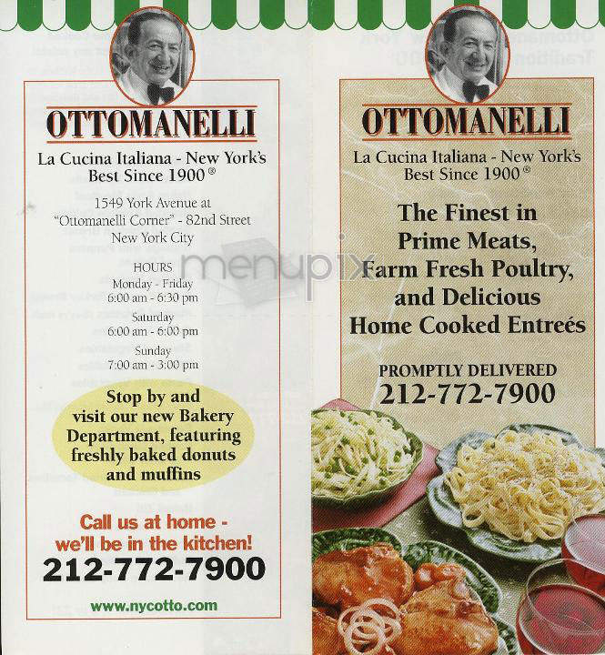 Ottomanelli - New York, NY menu_pic