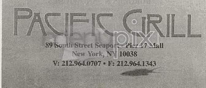 /302357/Pacific-Grill-New-York-NY - New York, NY