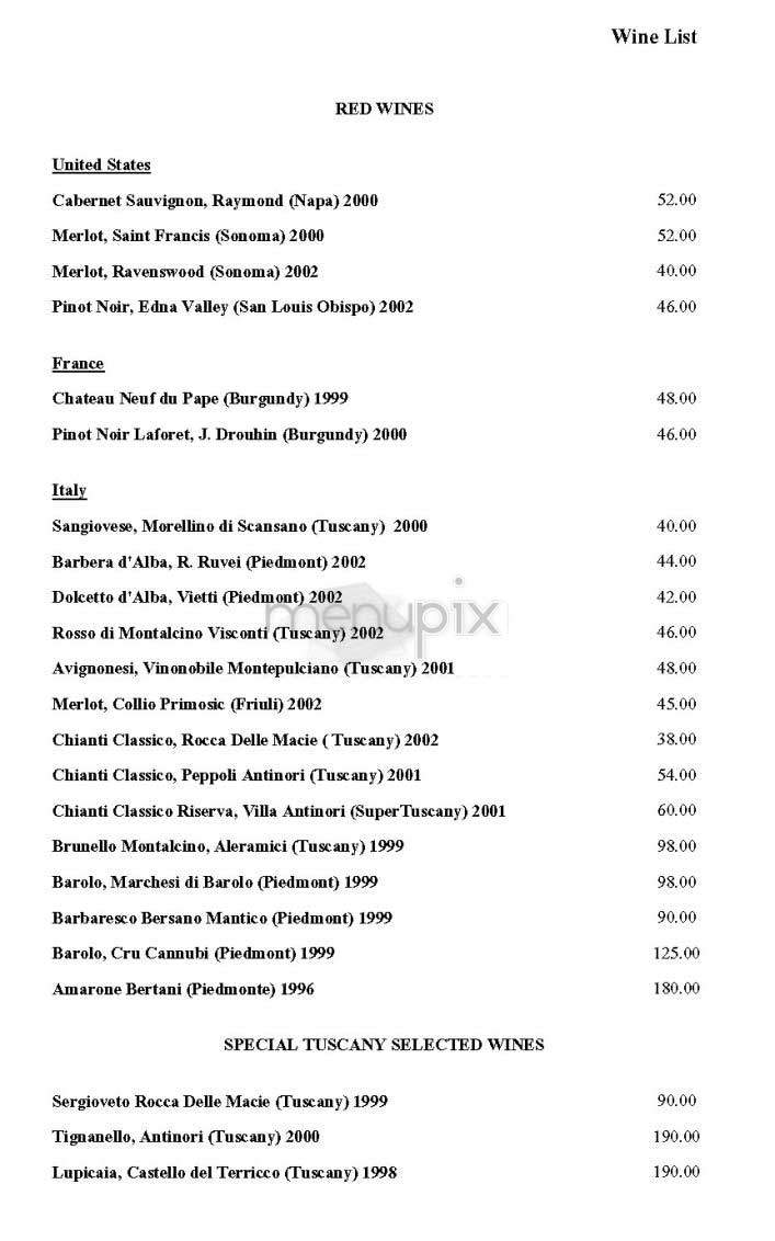 Paper Moon Milano - New York, NY menu_pic