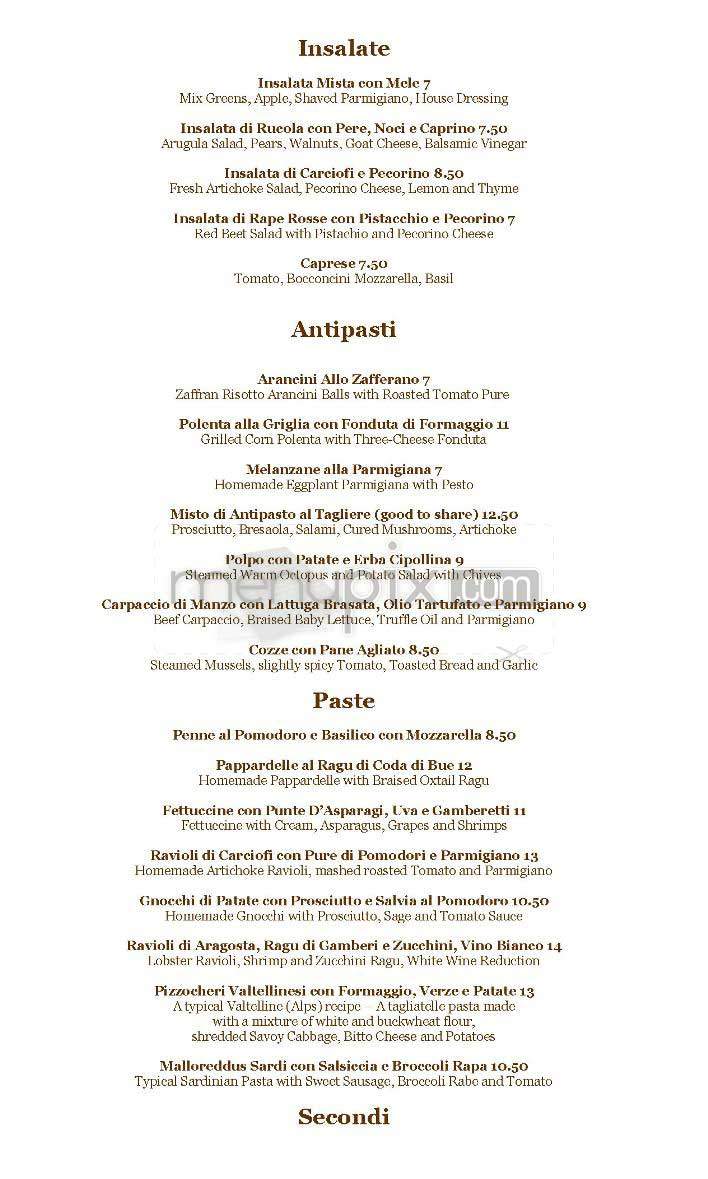 Paprika - New York, NY menu_pic