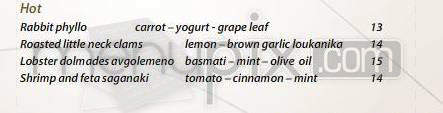Parea - New York, NY menu_pic