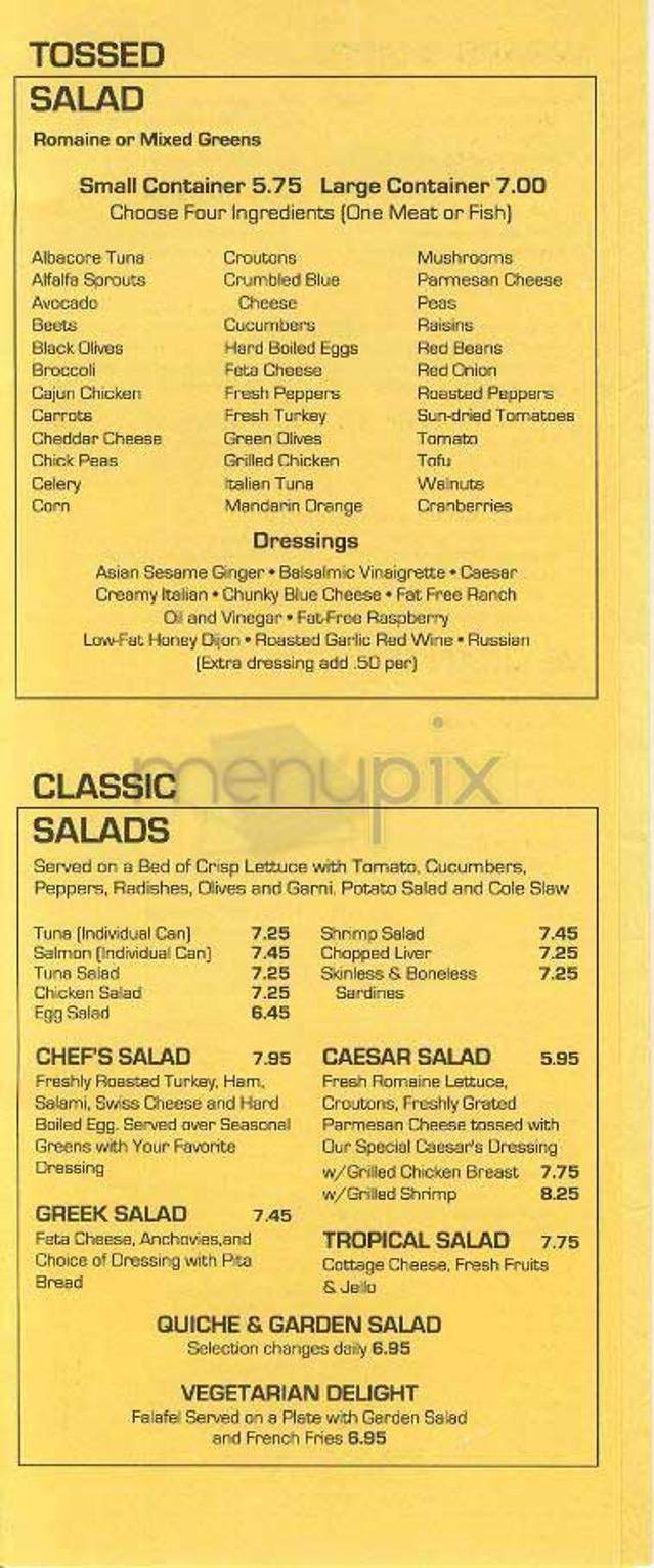 Pastrami & Things - New York, NY menu_pic