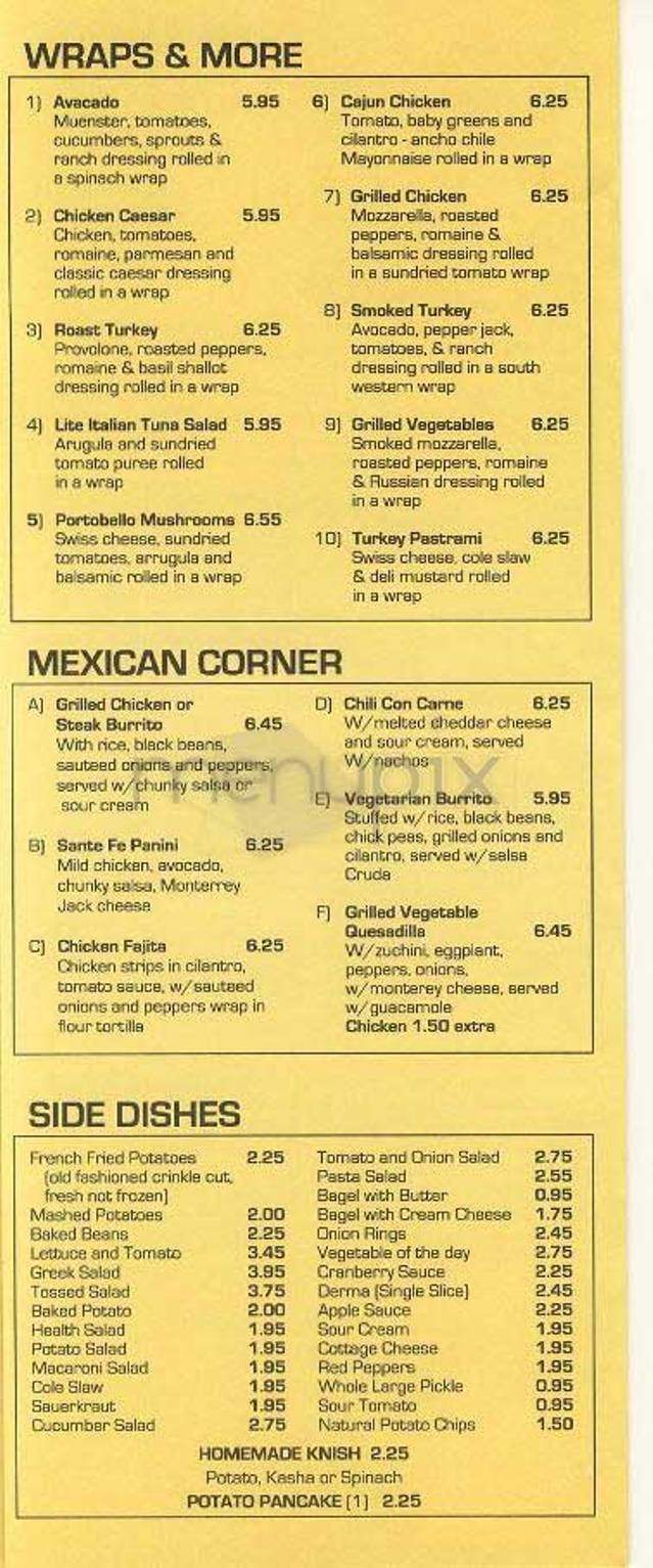 Pastrami & Things - New York, NY menu_pic