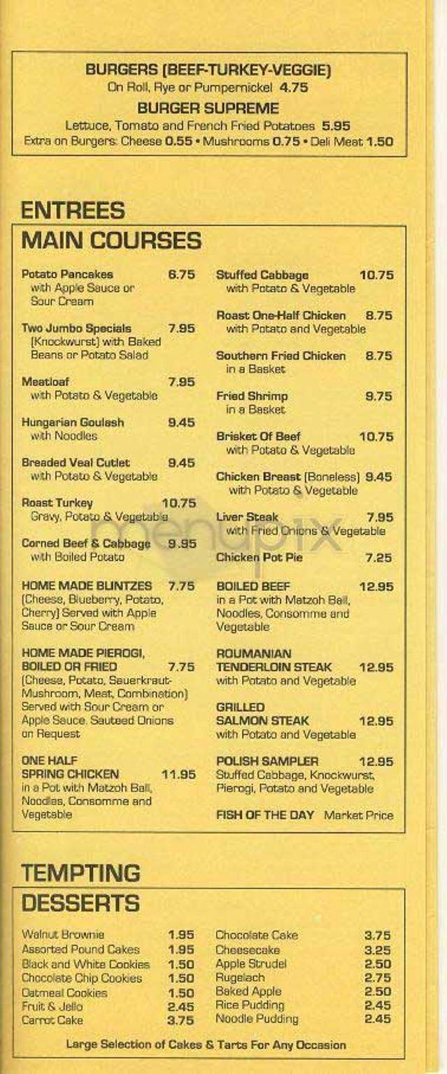 Pastrami & Things - New York, NY menu_pic