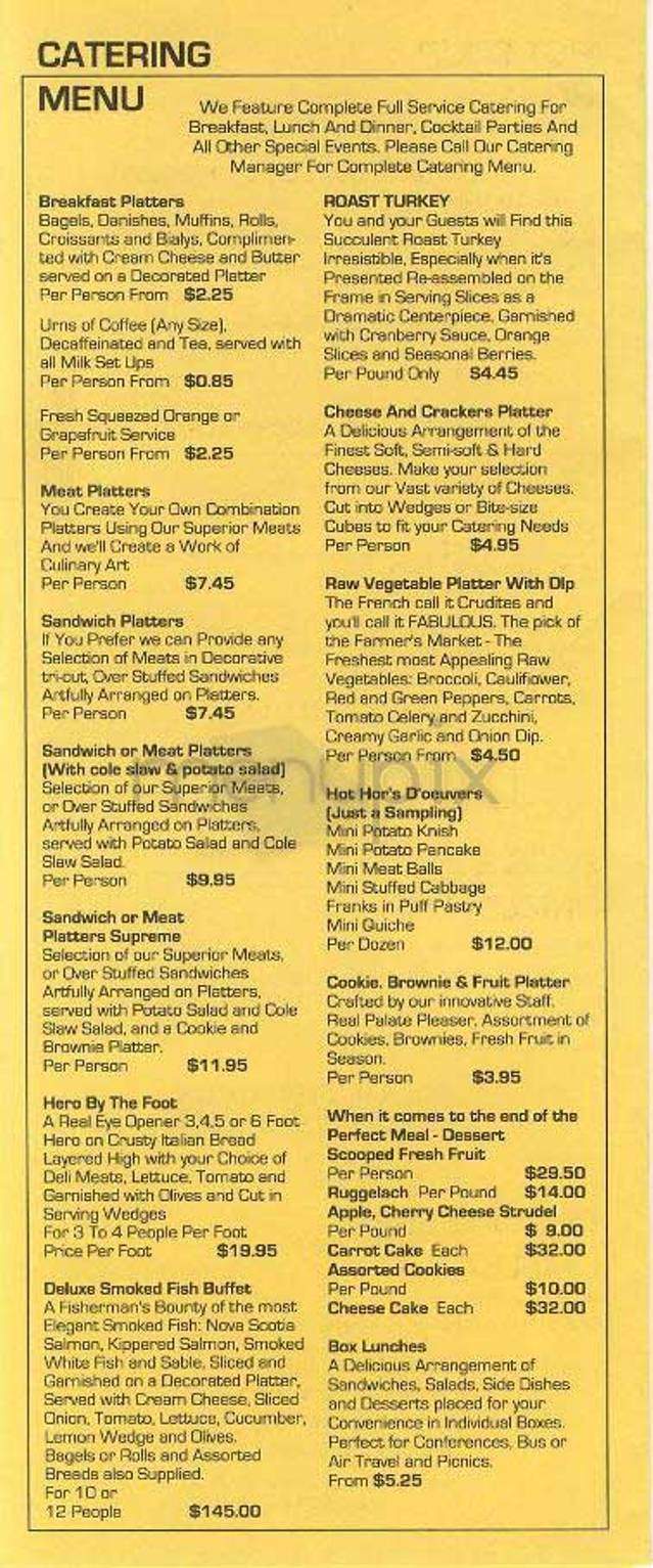 Pastrami & Things - New York, NY menu_pic