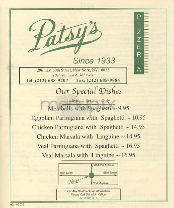 /302420/Patsys-Pizzeria-New-York-NY - New York, NY