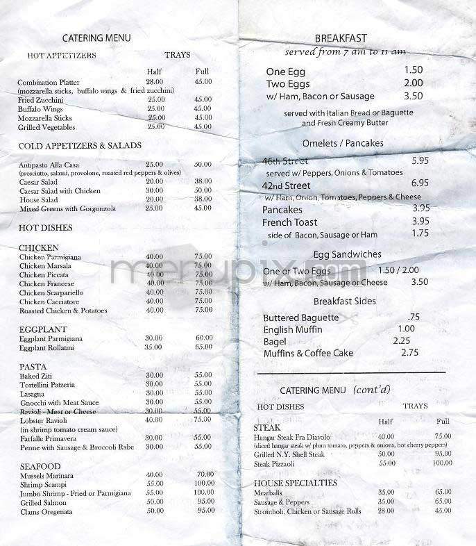 Patzeria - New York, NY menu_pic
