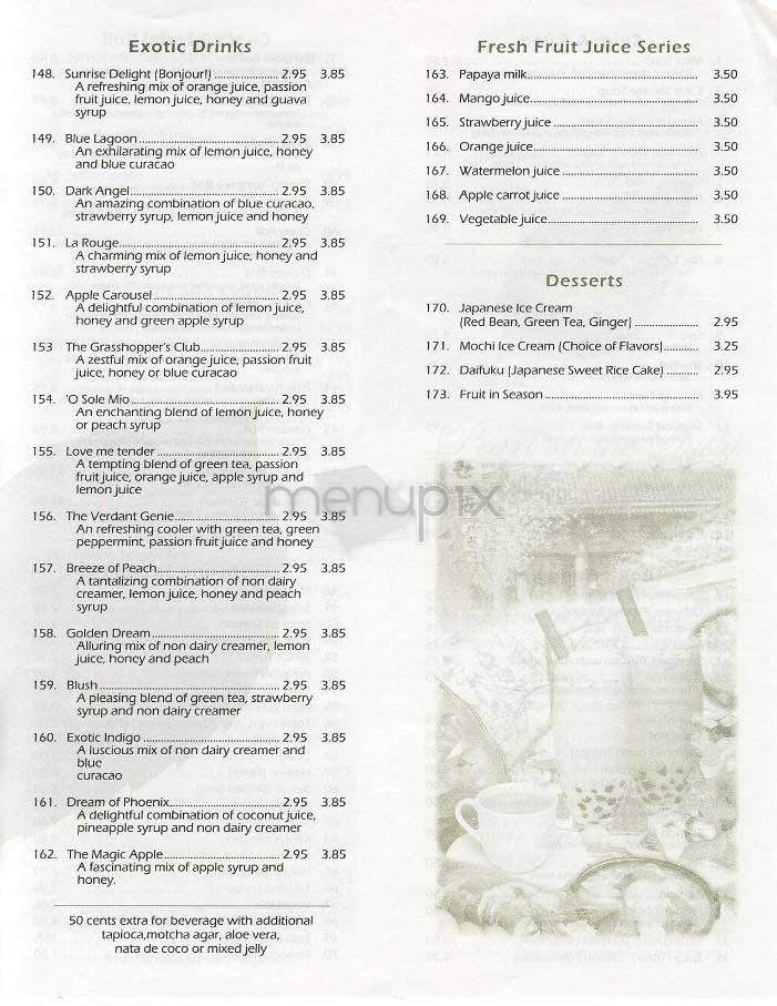 Pearl on the Sushi - New York, NY menu_pic