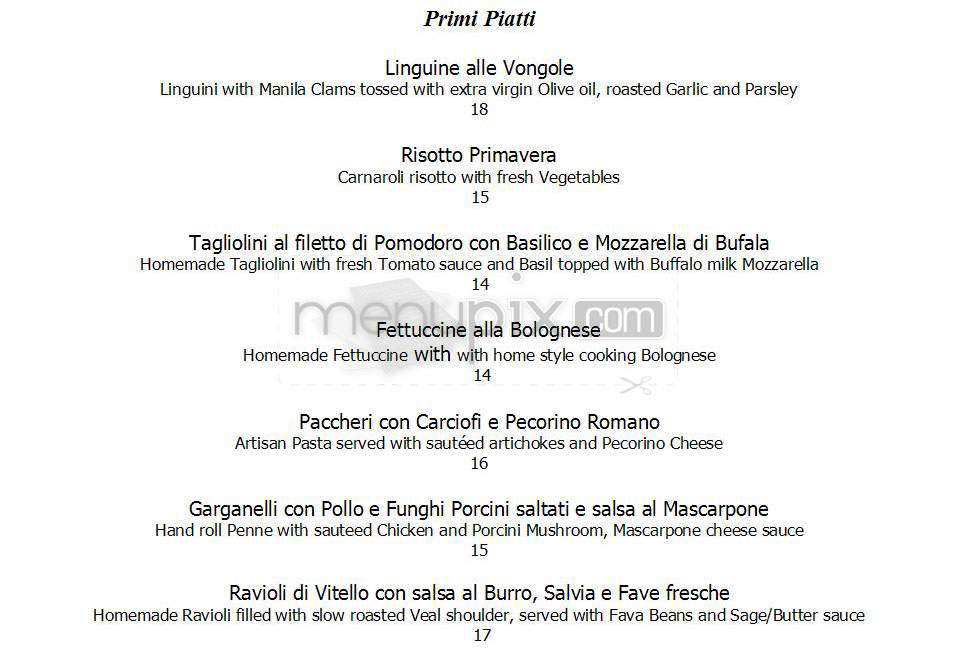 Per Lei - New York, NY menu_pic