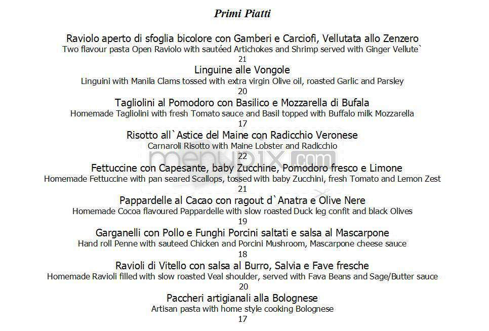 Per Lei - New York, NY menu_pic