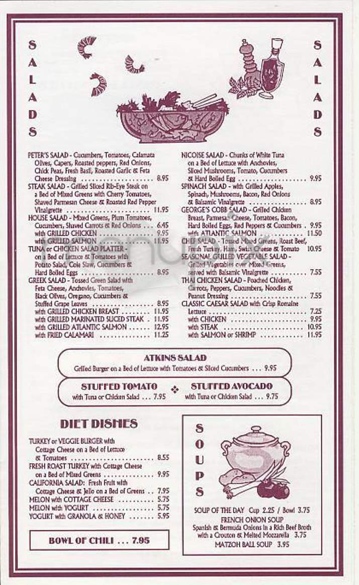 Peter's on Madison - New York, NY menu_pic