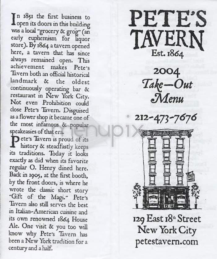 /302463/Petes-Tavern-New-York-NY - New York, NY