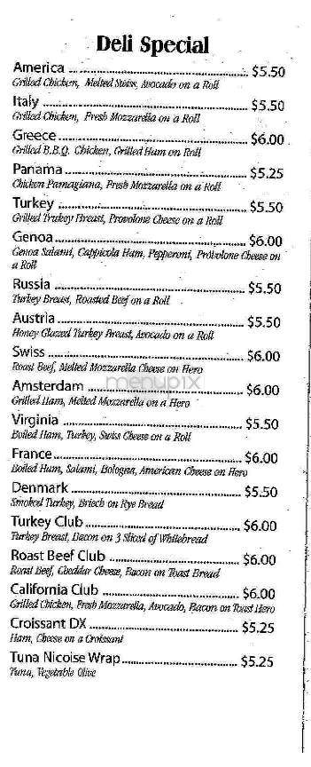 Peace & Toda - New York, NY menu_pic