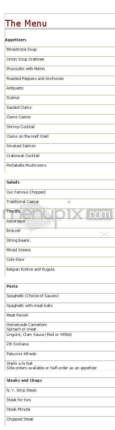 Pietro's - Roslyn, NY menu_pic