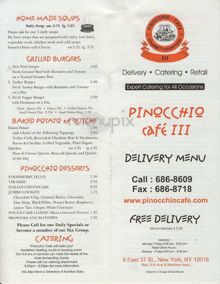 /304761/Pinnochio-Cafe-III-New-York-NY - New York, NY