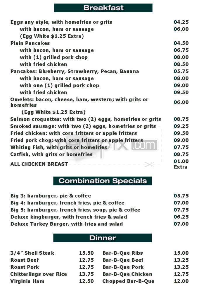 Pink Tea Cup - New York, NY menu_pic