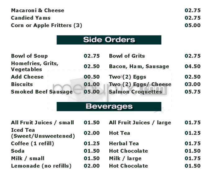 Pink Tea Cup - New York, NY menu_pic