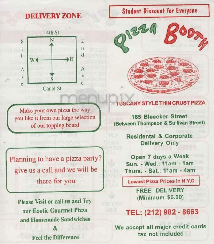 /302522/Pizza-Booth-New-York-NY - New York, NY