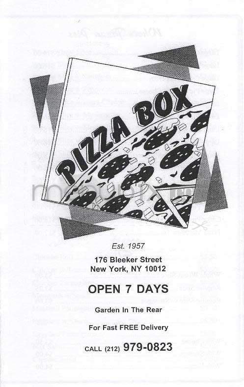 /304197/Pizza-Box-New-York-NY - New York, NY