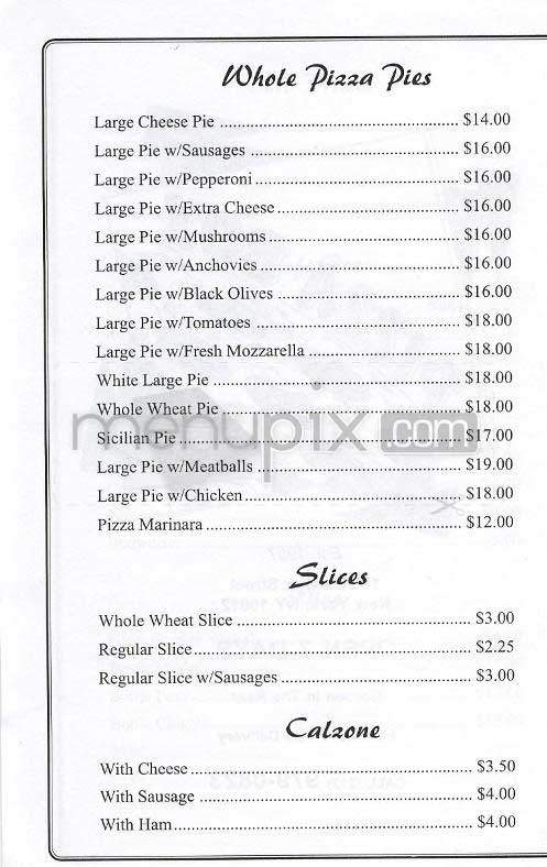 Pizza Box - New York, NY menu_pic