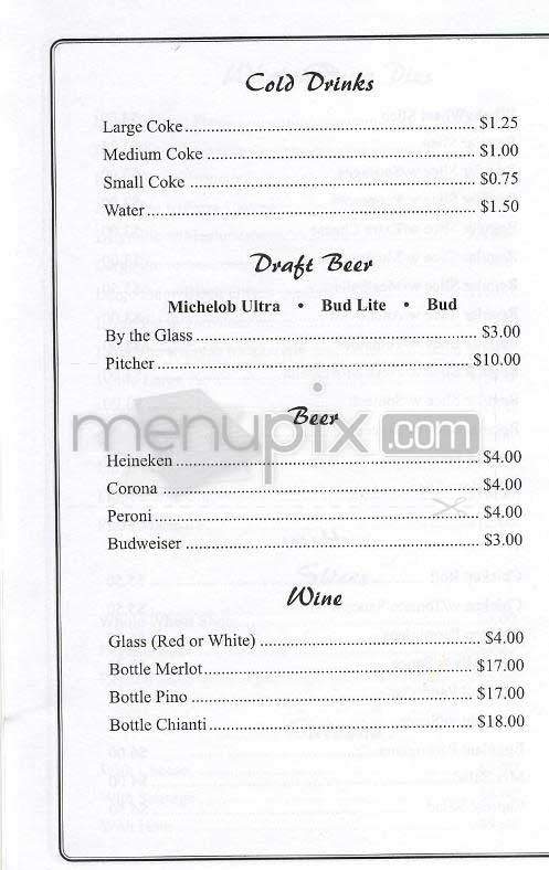 Pizza Box - New York, NY menu_pic
