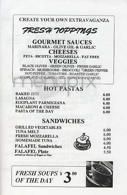 Pizza Cave - New York, NY menu_pic