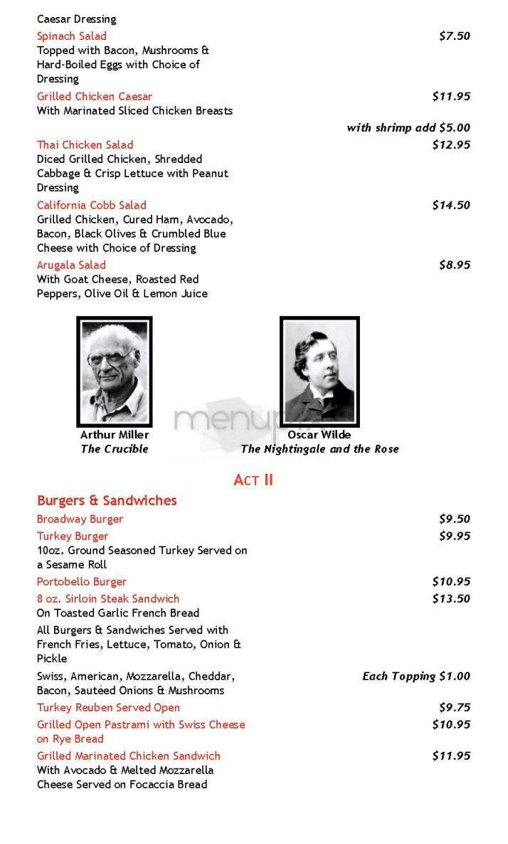 Playwright - New York, NY menu_pic