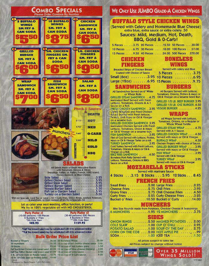 Pluck U - New York, NY menu_pic