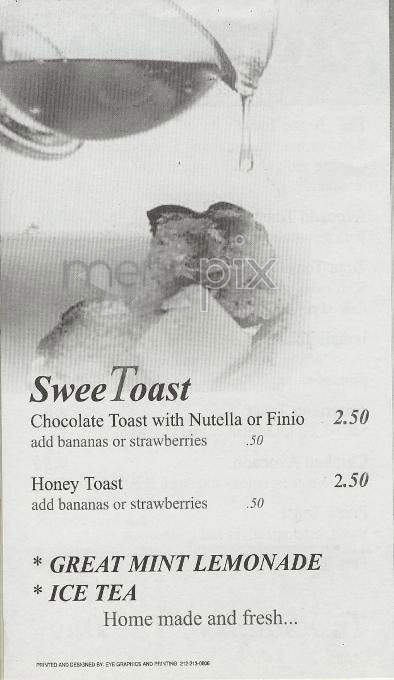 PressToast - New York, NY menu_pic