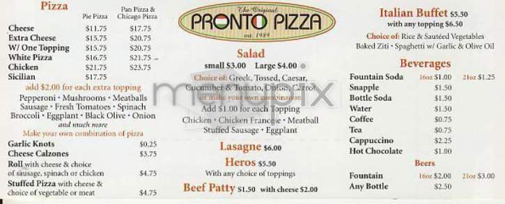 /302585/Pronto-Pizza-New-York-NY - New York, NY