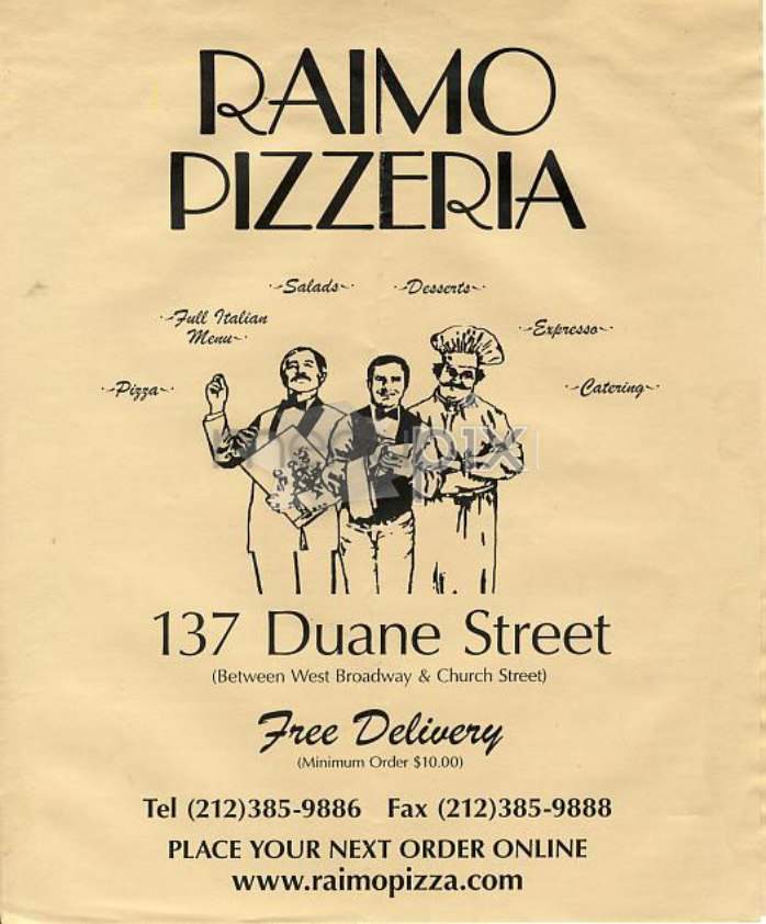 /302611/Raimo-Pizza-New-York-NY - New York, NY