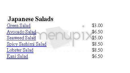 Raku - Toronto, ON menu_pic
