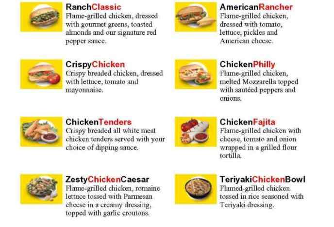 Ranch 1 - New York, NY menu_pic