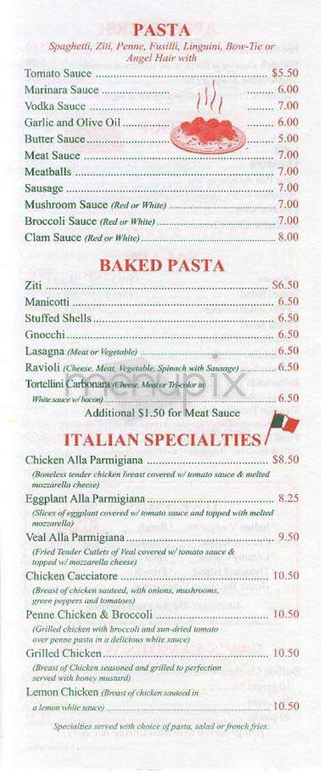 Famous Original Ray's Pizza - New York, NY menu_pic