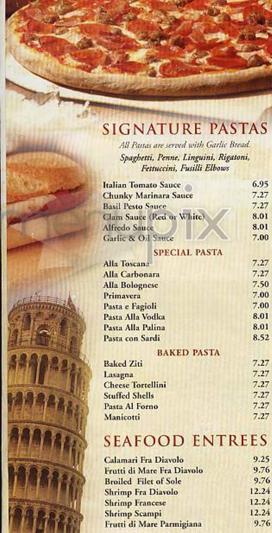 Ray Bari Pizza - New York, NY menu_pic