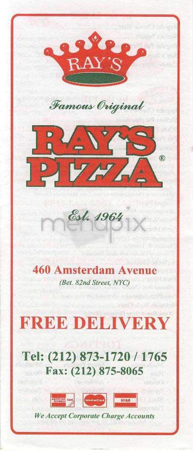 /302633/Famous-Original-Rays-Pizza-New-York-NY - New York, NY