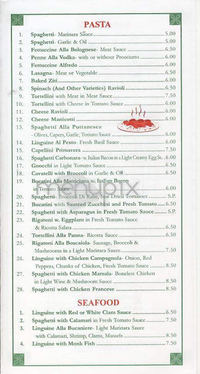 Famous Original Ray's Pizza - New York, NY menu_pic