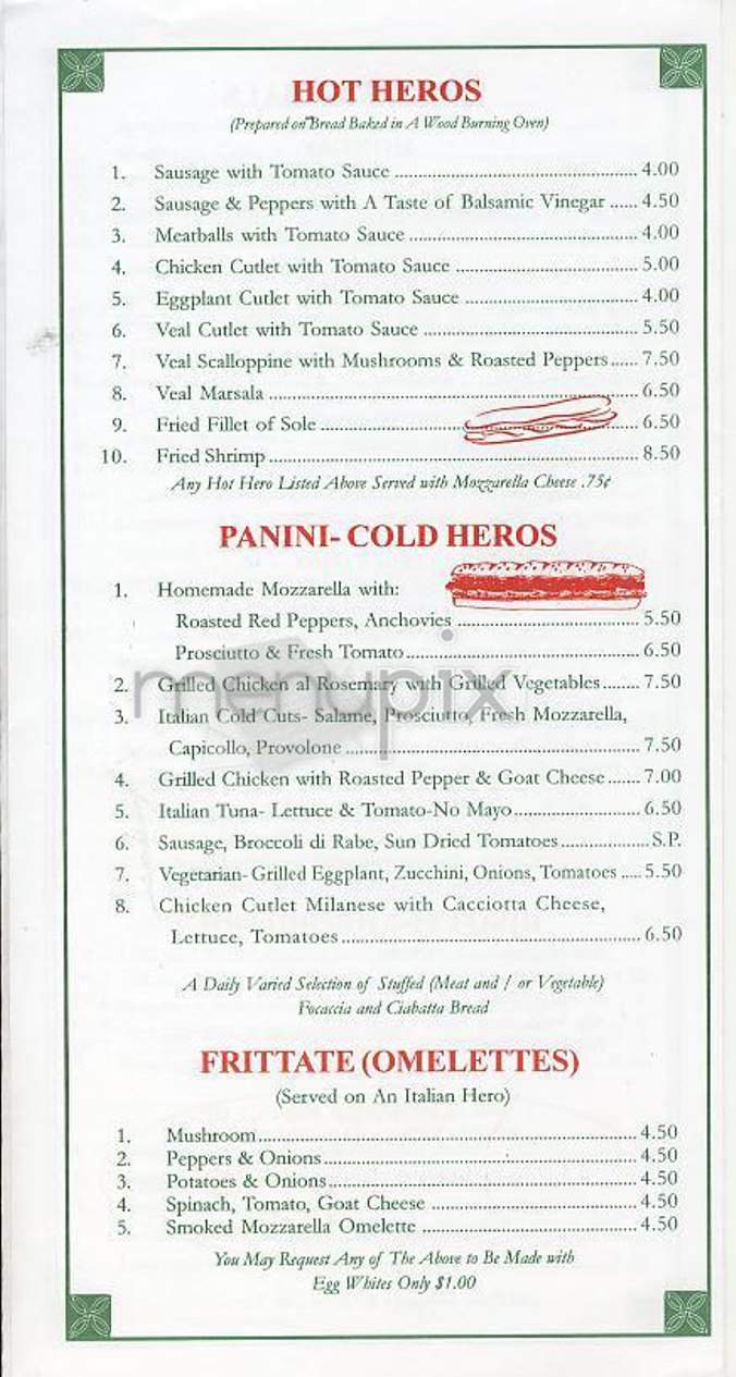 Famous Original Ray's Pizza - New York, NY menu_pic