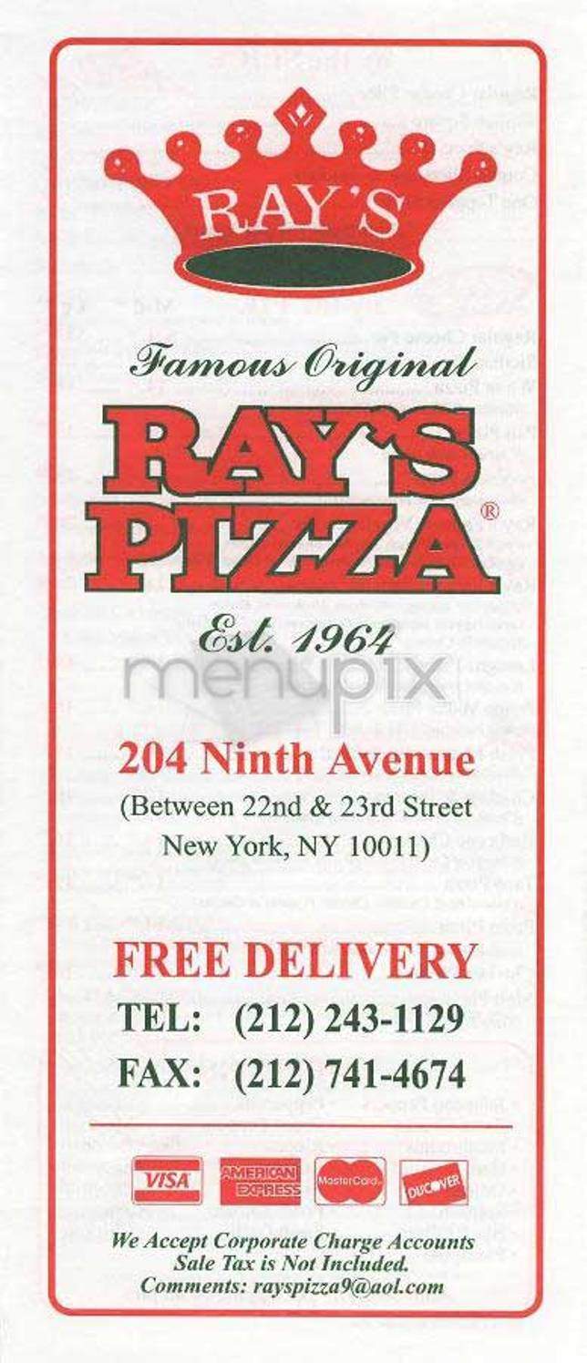 /302640/Famous-Original-Rays-Pizza-New-York-NY - New York, NY